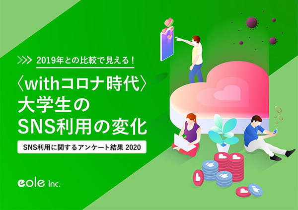 19年との比較で見える Withコロナ時代 大学生のsns利用の変化 Sns利用に関するアンケート結果 大学生広告ナビ